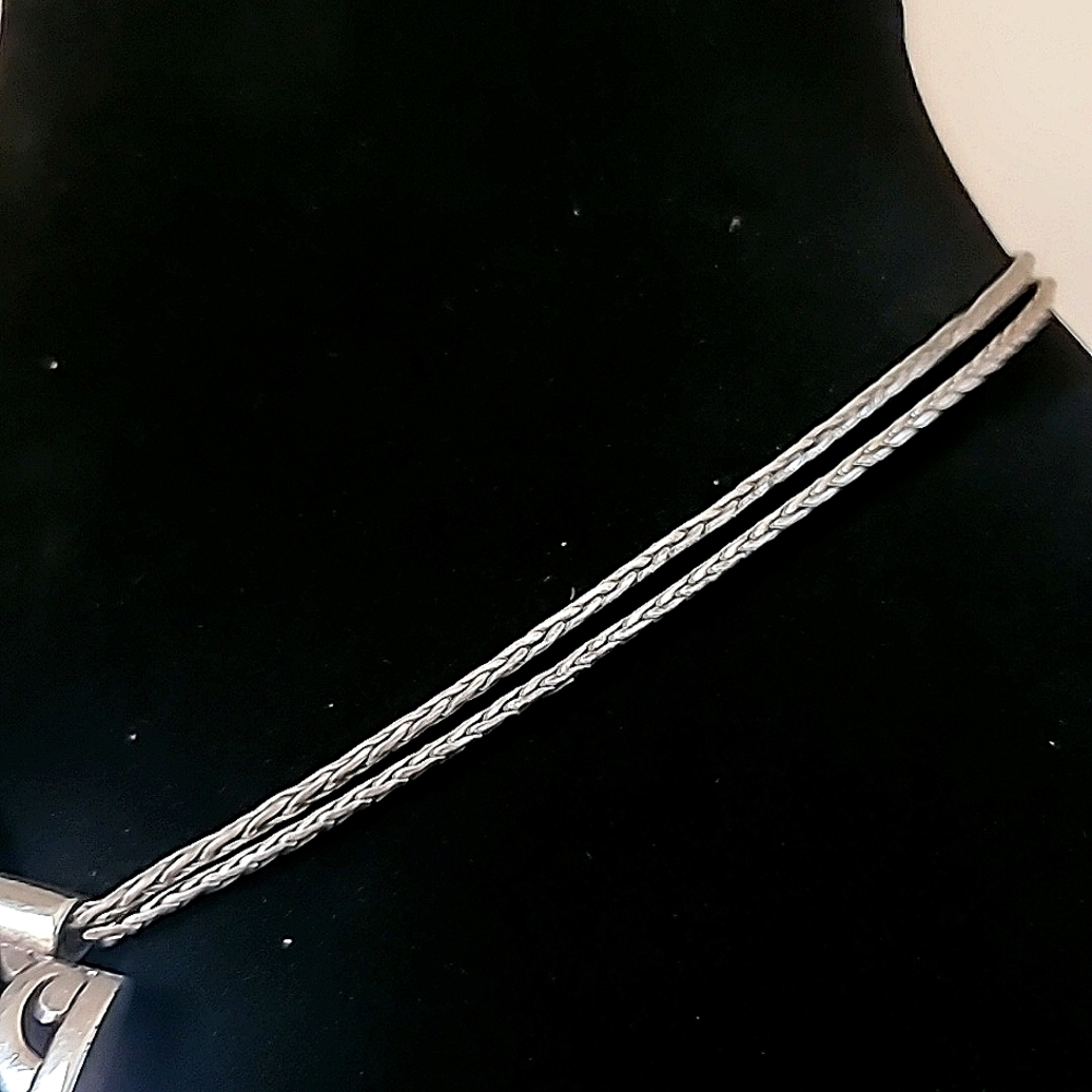 Vintage Brighton Silver Plated Rectangular Filigr… - image 6